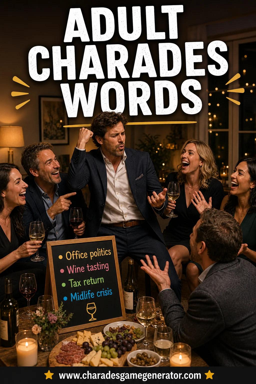 200 Best Charades Words for Adults (Funny, Easy & Hard)