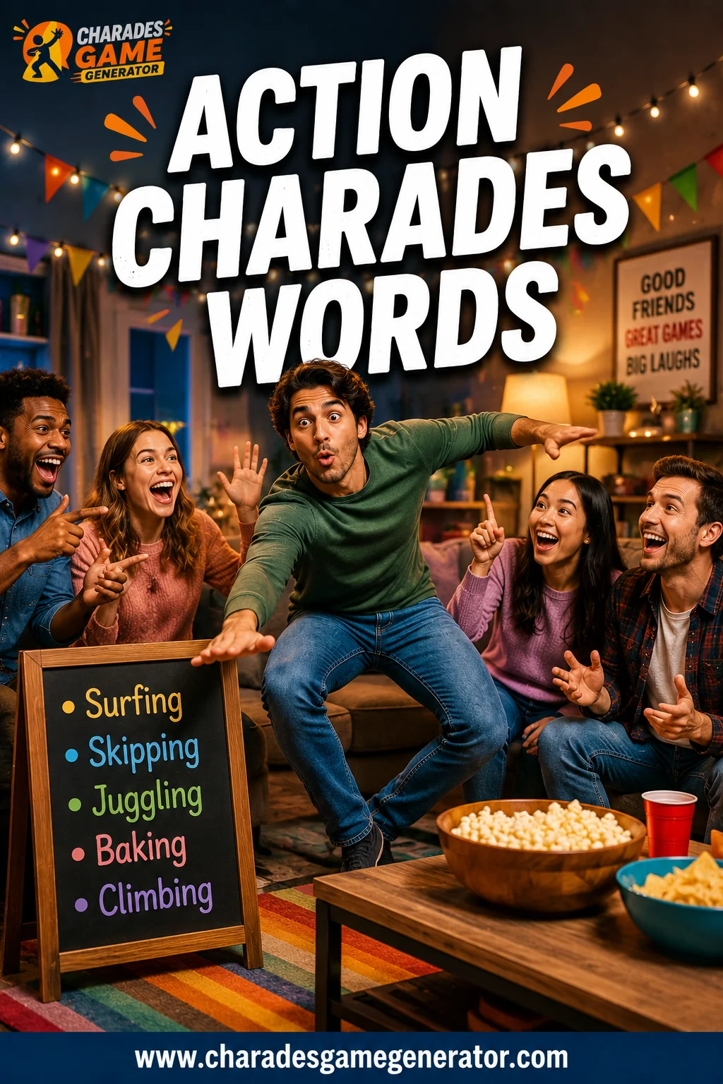 Action Charades: 90 Verbs and Activities to Act Out