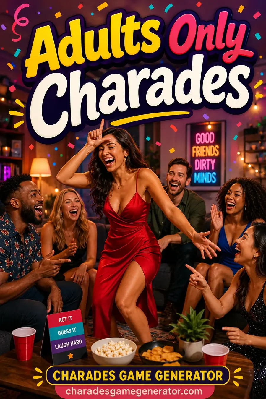 Adults-Only Charades: 60 Cheeky and Funny Words