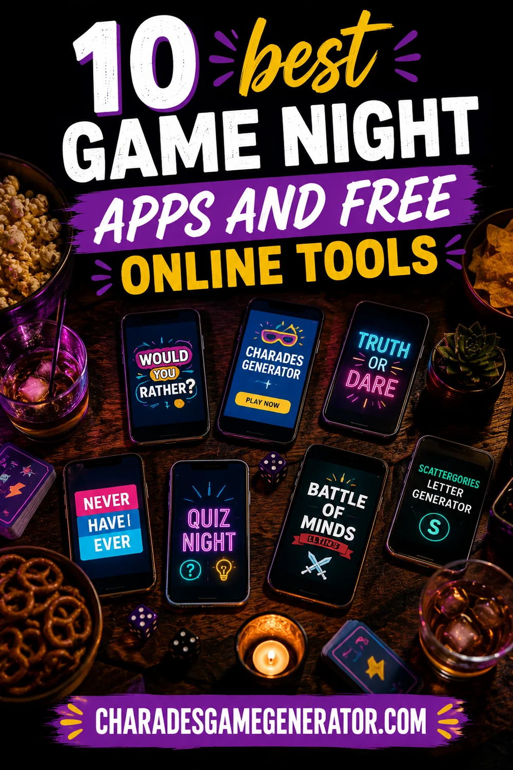 10 Best Game Night Apps and Free Online Tools