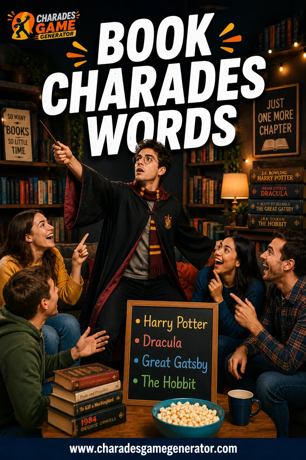 Book Charades: 70 Famous Titles and Characters to Act Out