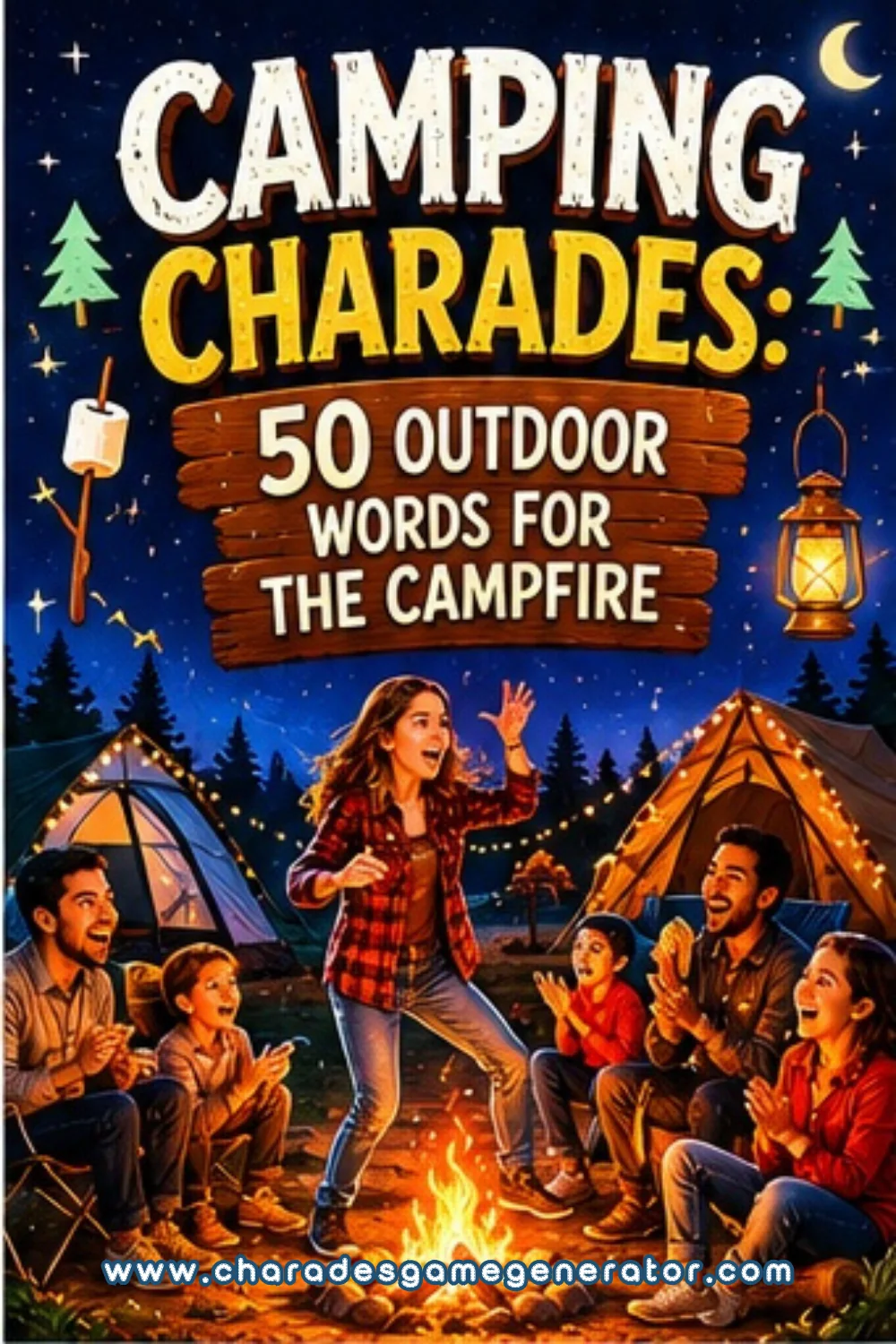 Camping Charades: 60 Outdoor Words for the Campfire