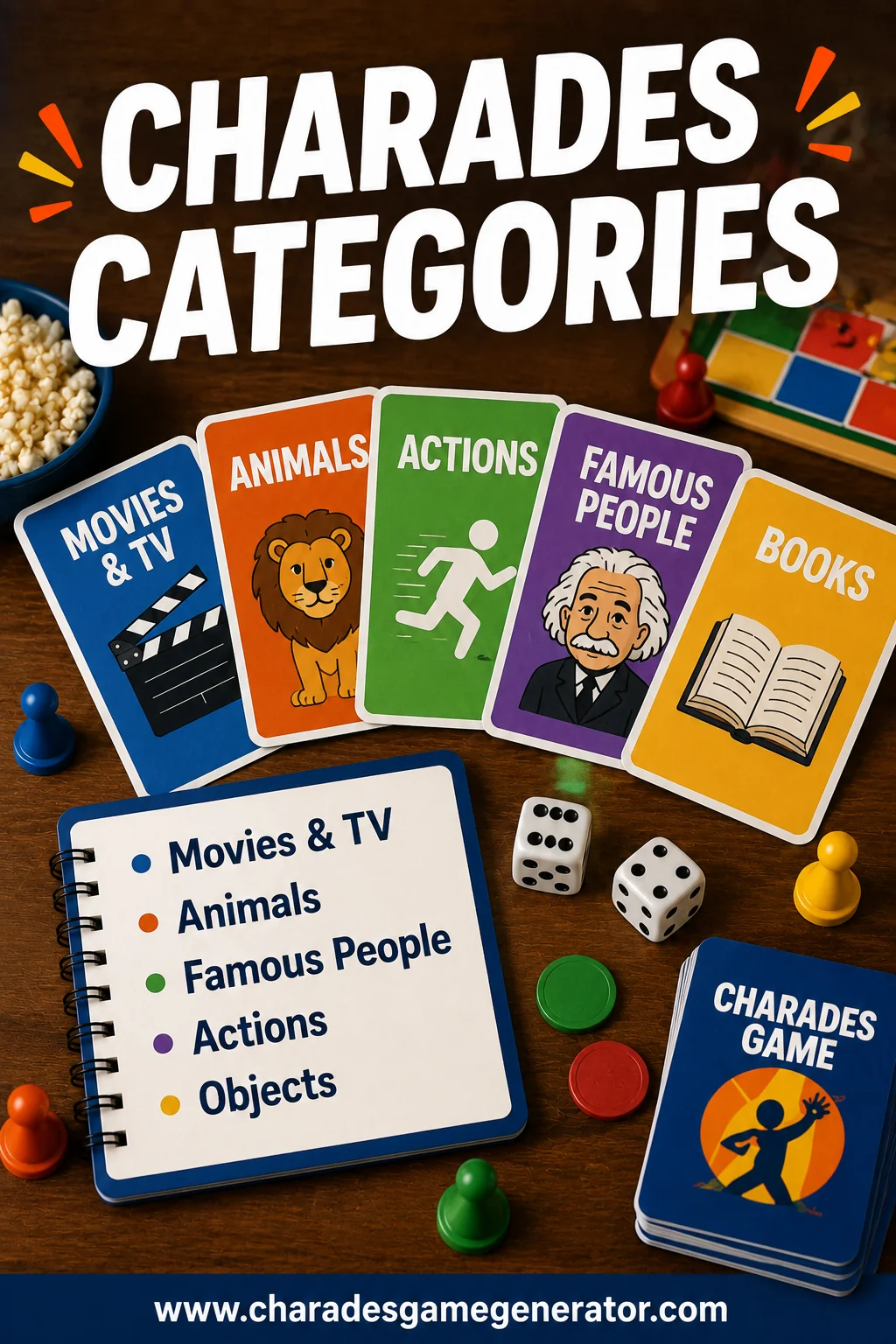 Charades Categories: The Complete List of Themes to Try