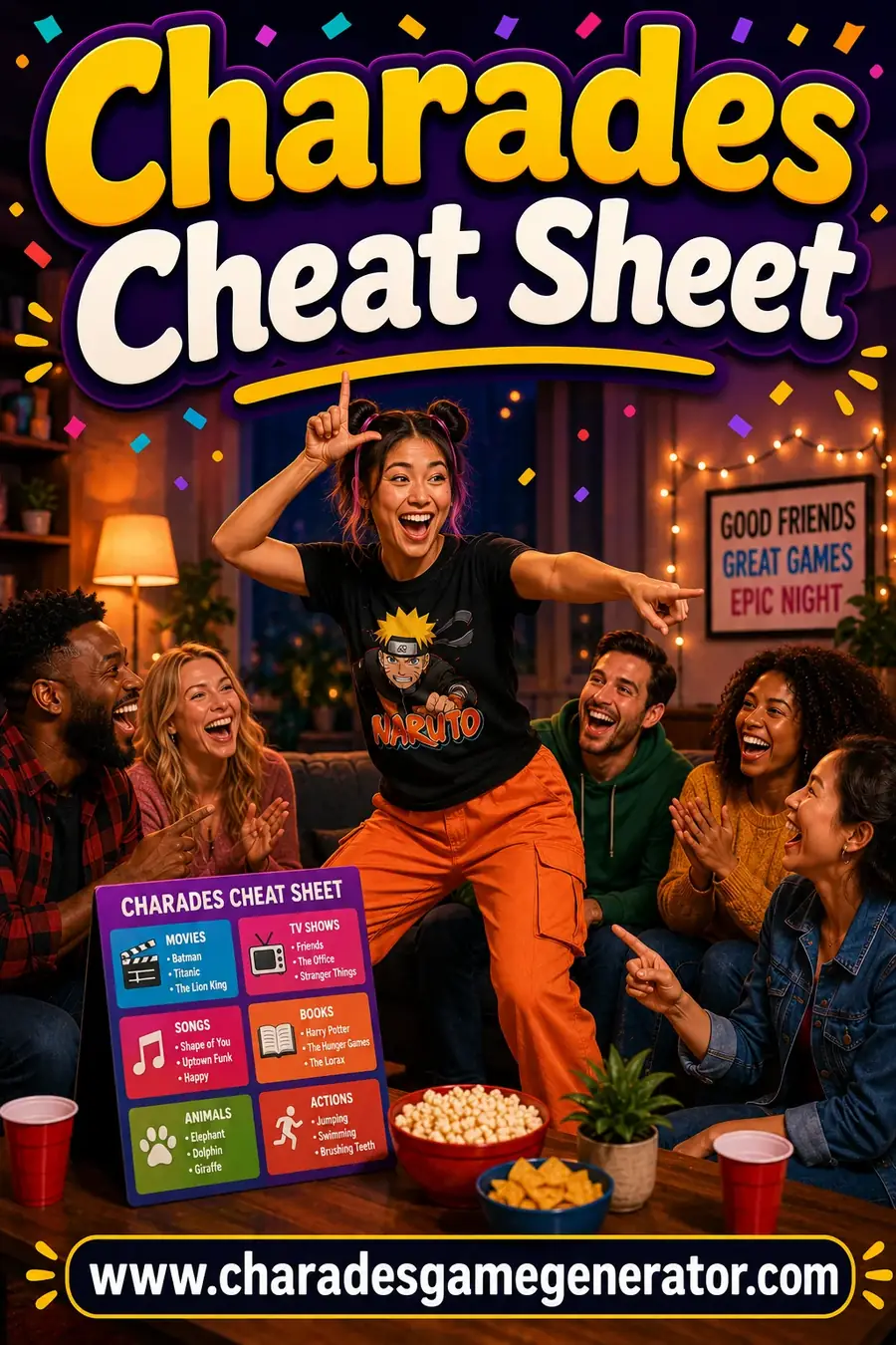 The Charades Cheat Sheet: Rules, Signals & Words at a Glance