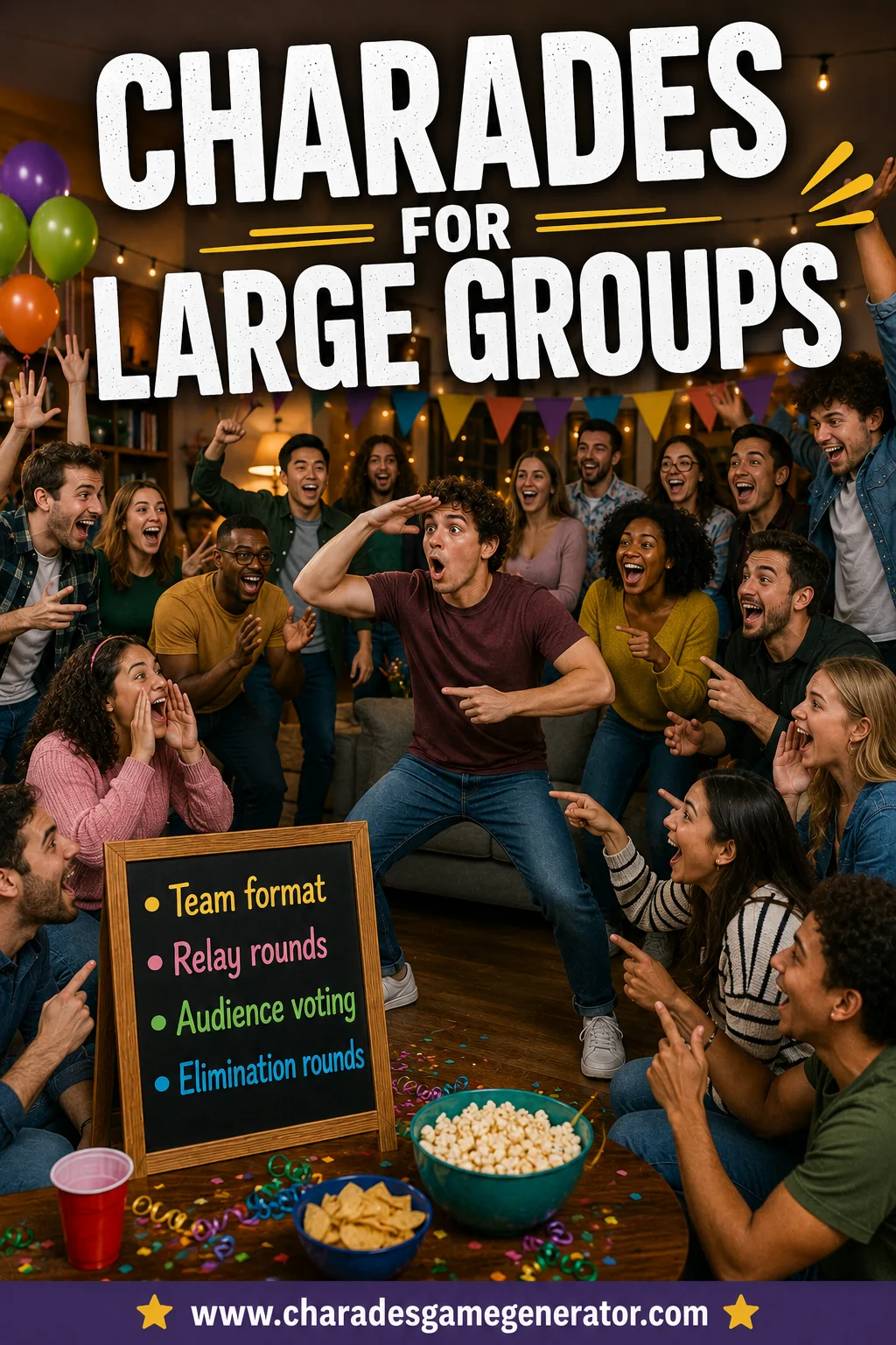 Charades for Large Groups: How to Play With 20+ People
