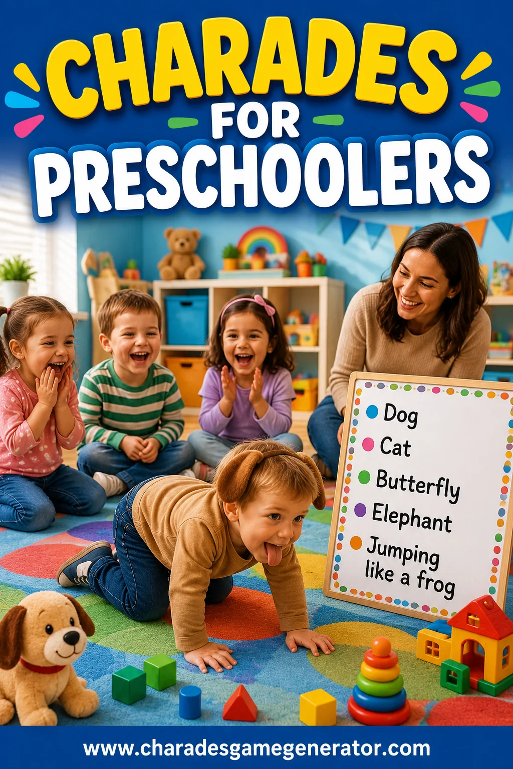Charades for Preschoolers: 50 Super Simple Words (Ages 3-5)