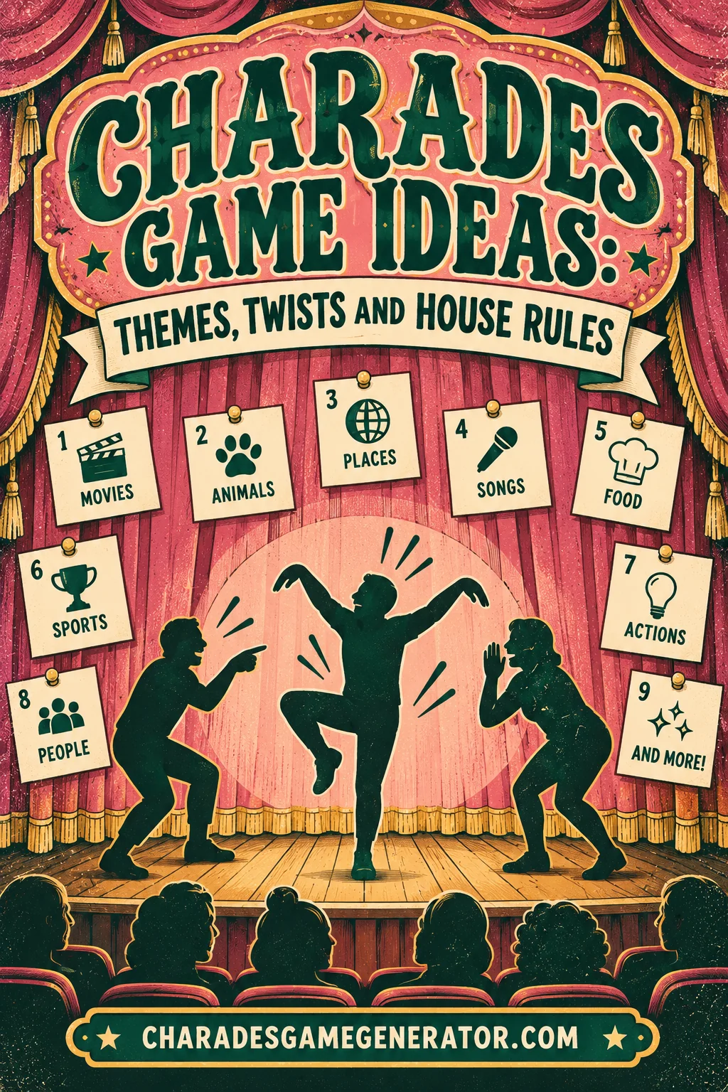 Charades Game Ideas: Themes, Twists and House Rules