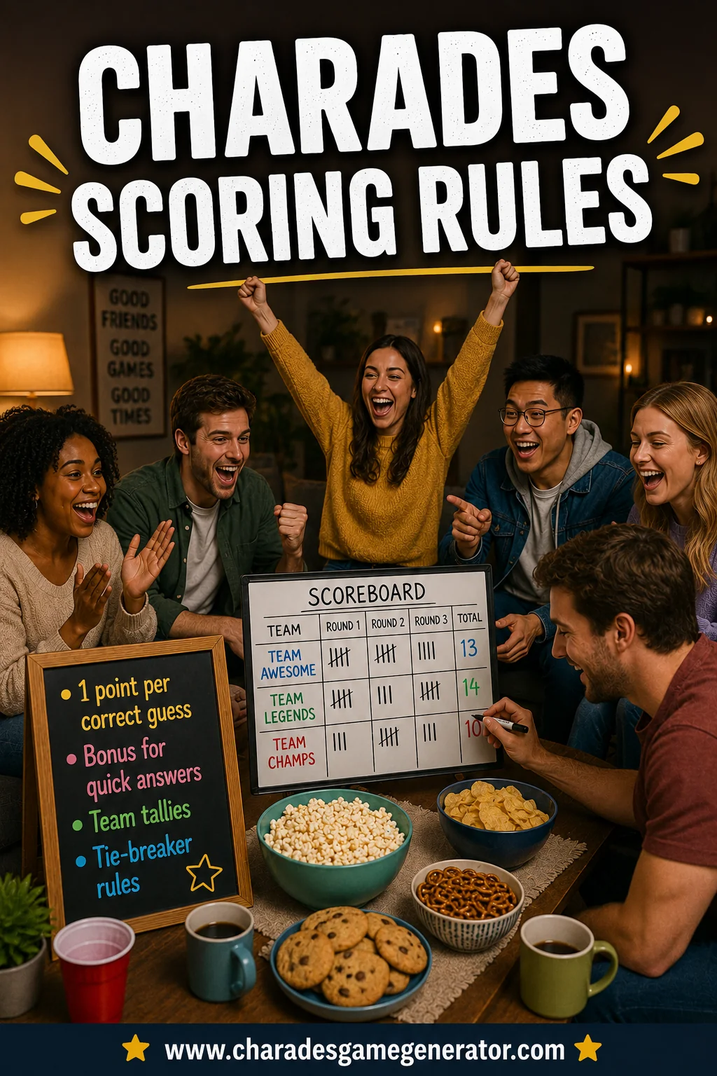 Charades Scoring: How to Keep Score and Win