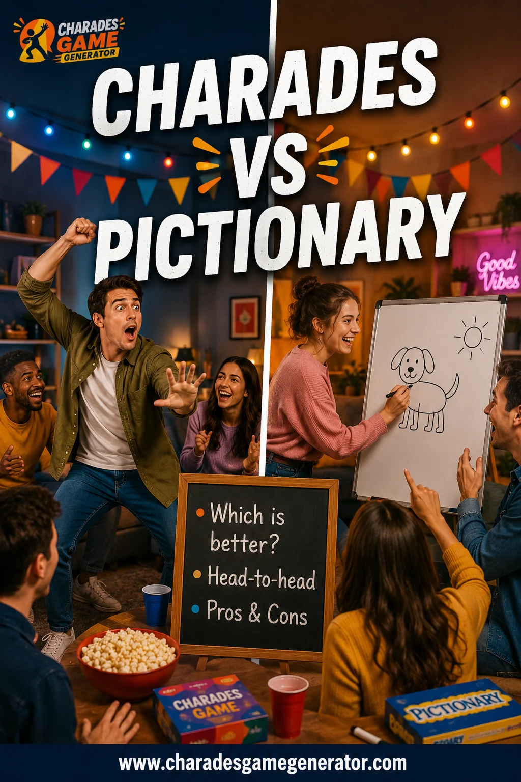 Charades vs Pictionary vs Taboo: Which Party Game Wins?