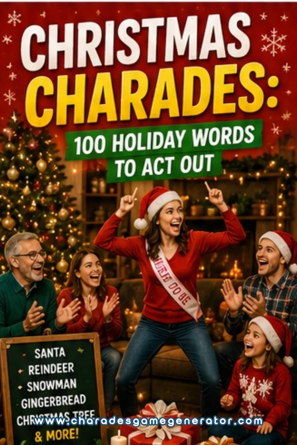 Christmas Charades: 100 Holiday Words to Act Out (Free List)