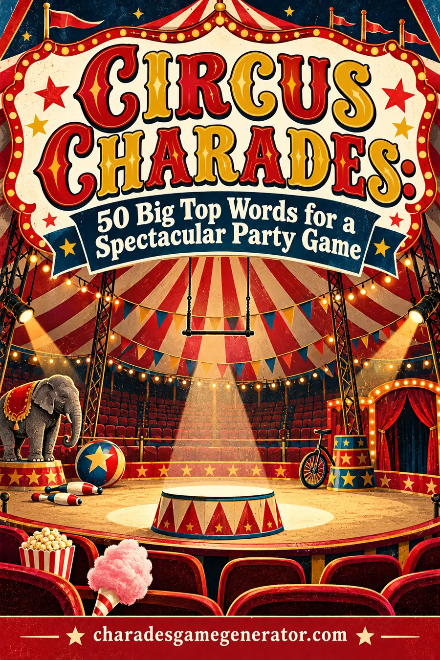 Circus Charades: 50 Big Top Words for a Spectacular Party Game