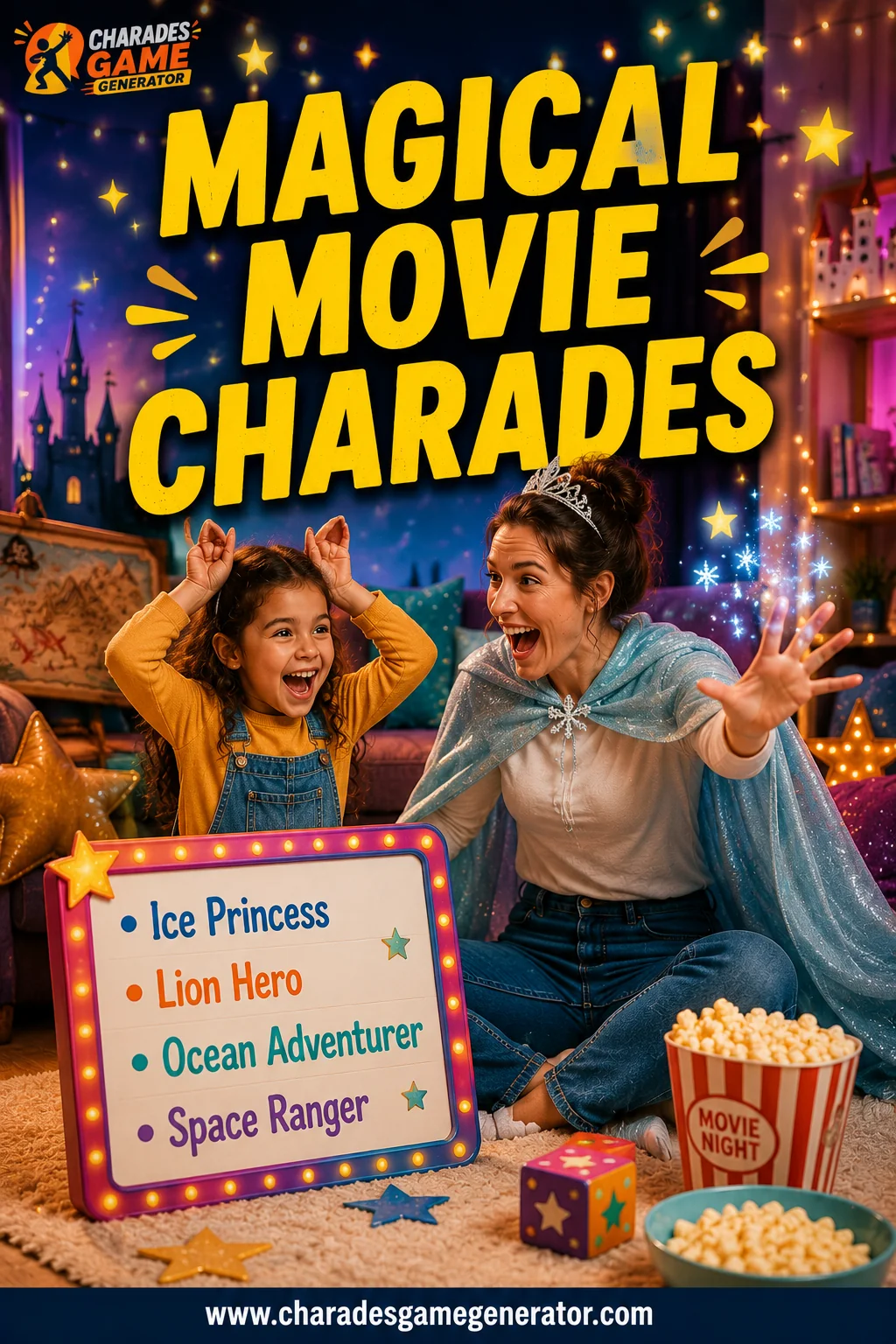 Disney Charades: 90 Magical Characters and Movies to Act Out