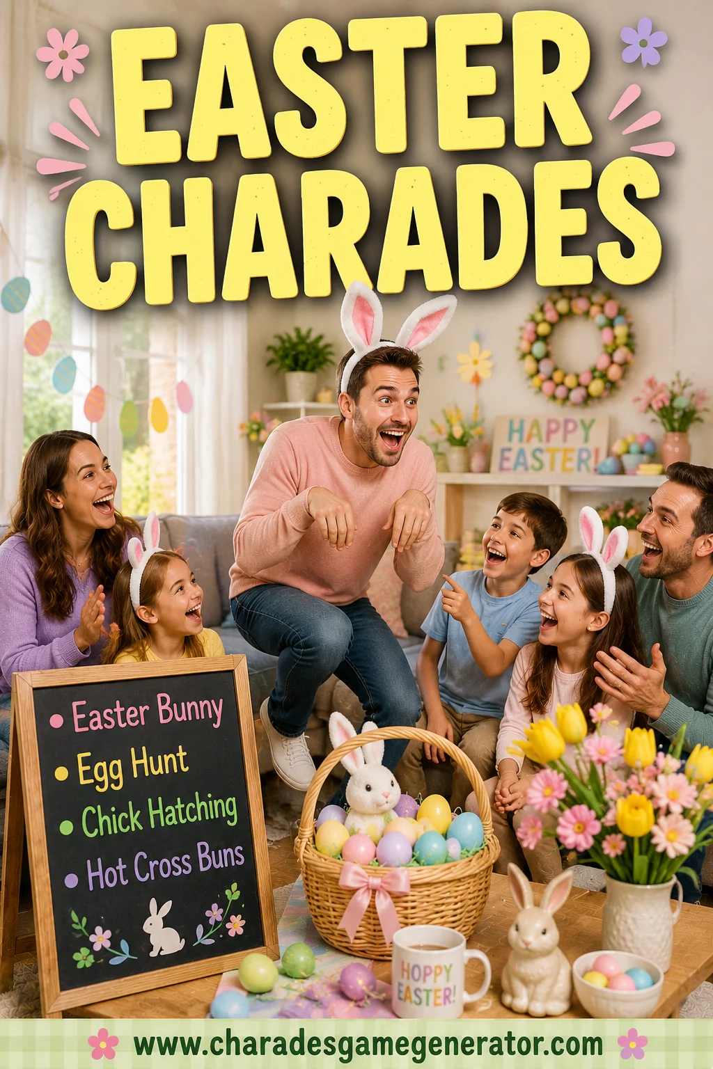 Easter Charades: 60 Spring and Holiday Words to Act Out