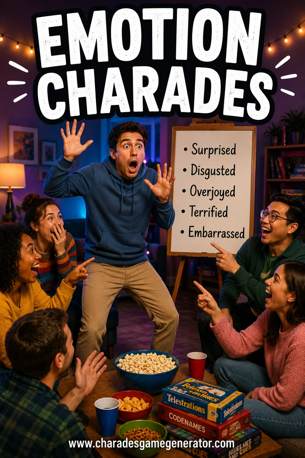 Emotion Charades: 50 Feelings to Act Out (Great for Kids)