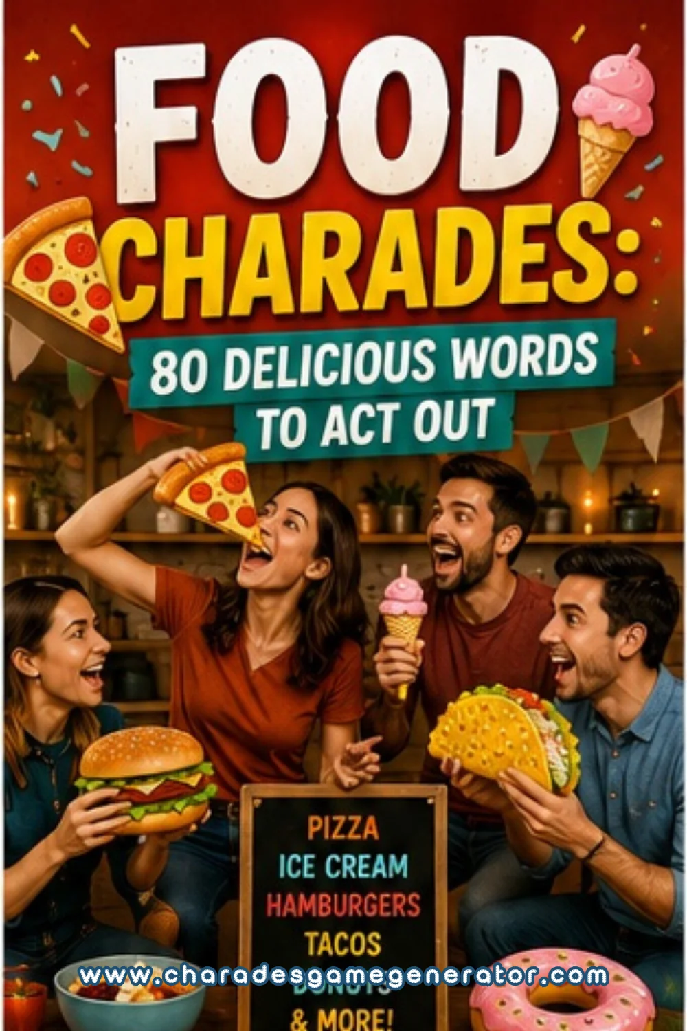 Food Charades: 80 Delicious Words to Act Out