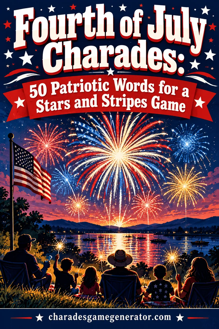 Fourth of July Charades: 50 Patriotic Words for a Stars and Stripes Game