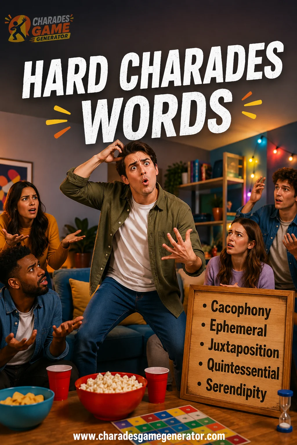 Hard Charades Words: 80 Tough Challenges for Any Group