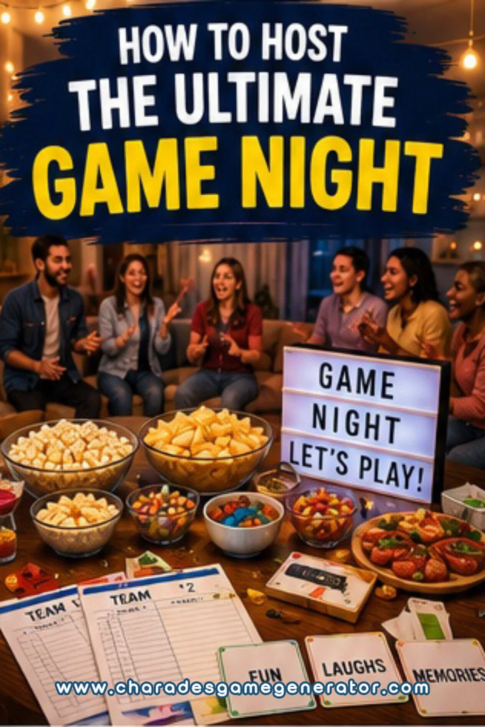 How to Host the Ultimate Game Night (Charades and More)