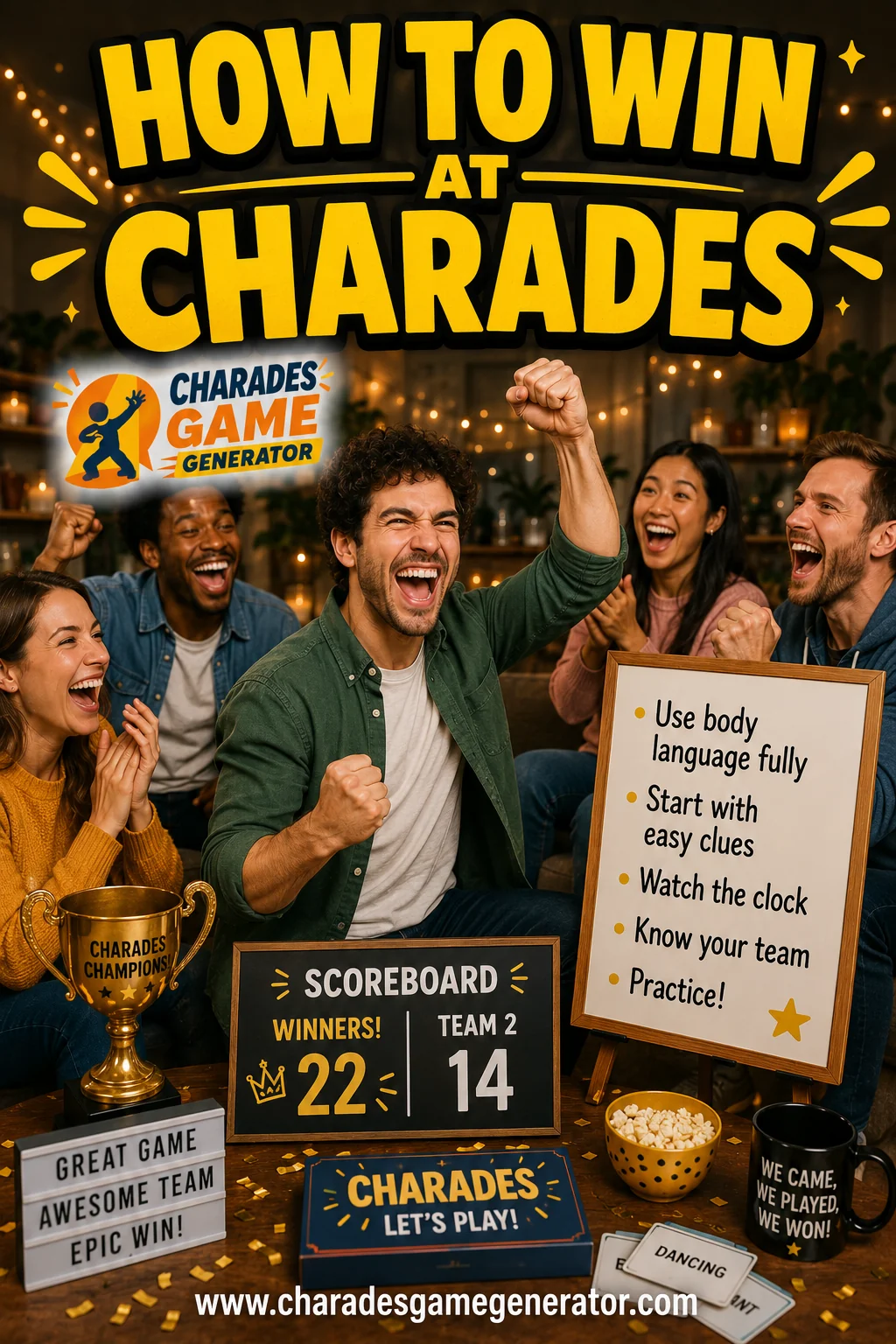 How to Win at Charades: 12 Pro Tips and Strategies