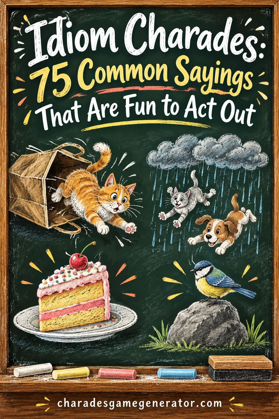 Idiom Charades: 75 Common Sayings That Are Fun to Act Out