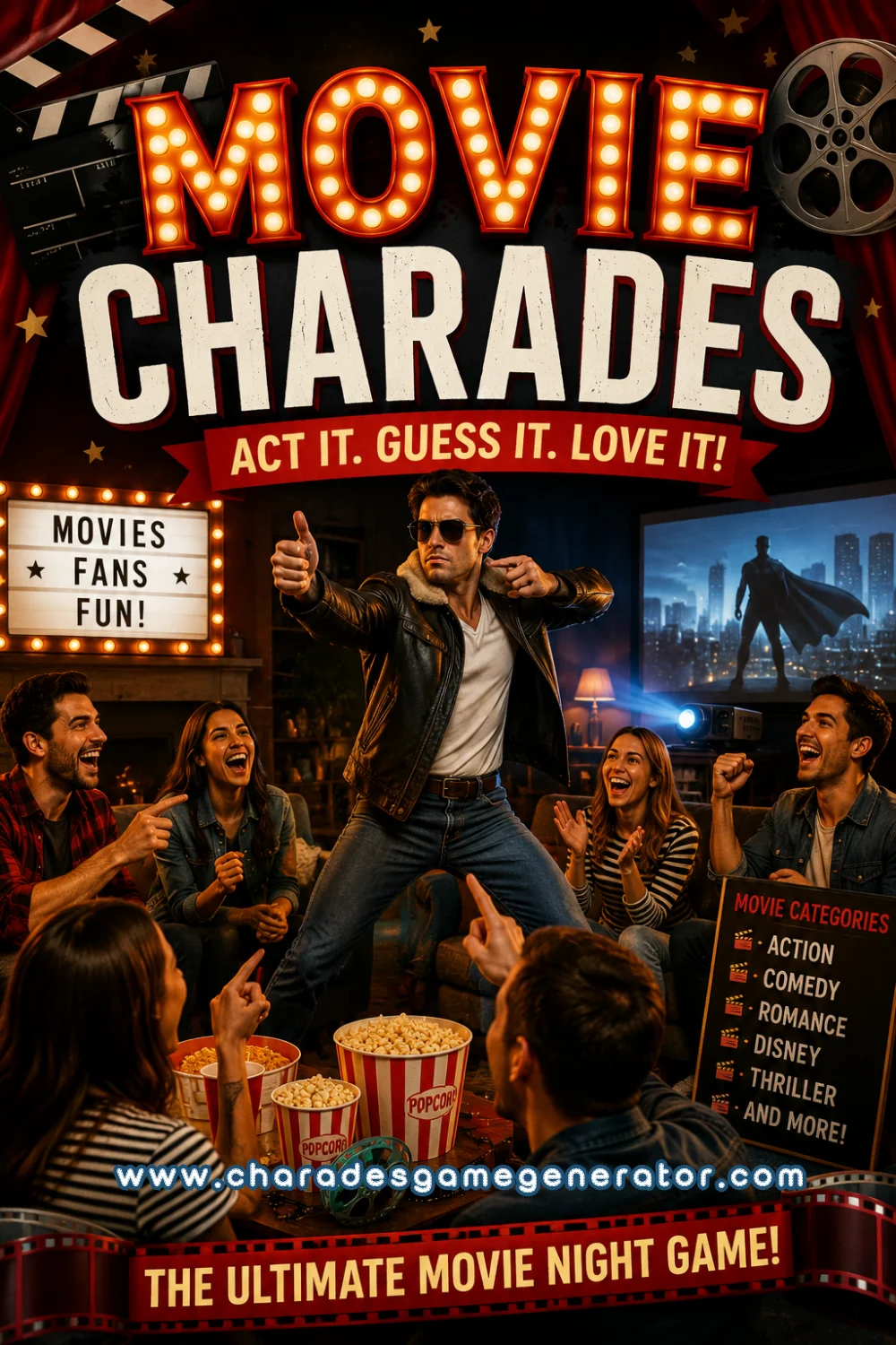 Movie Charades: 100 Classic and Modern Films to Act Out