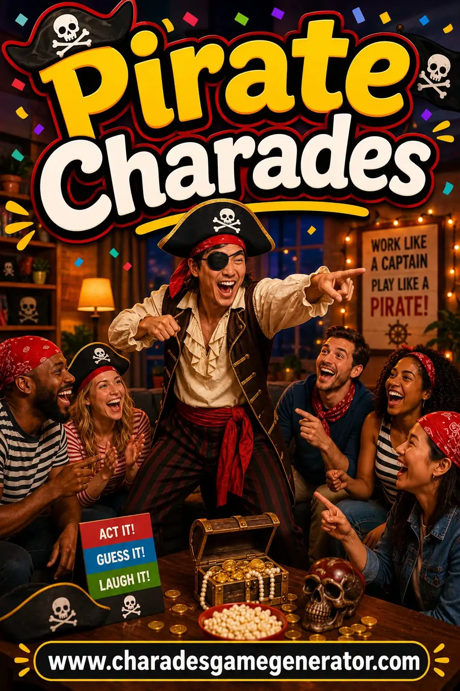 Pirate Charades: 50 Swashbuckling Words to Act Out