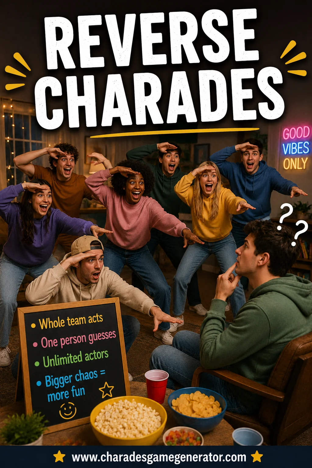 Reverse Charades: Rules for the Hilarious Group Variation