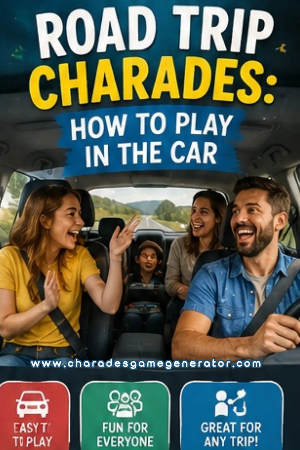 Road Trip Charades: How to Play in the Car (No Materials)