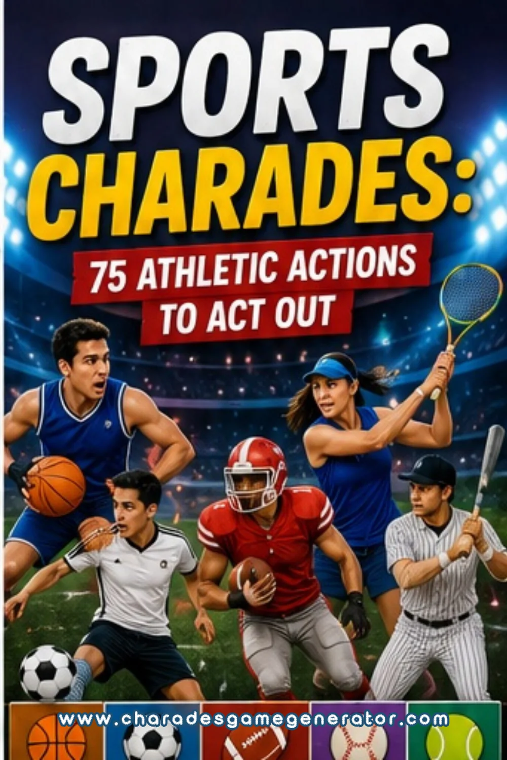 Sports Charades: 75 Athletic Actions to Act Out