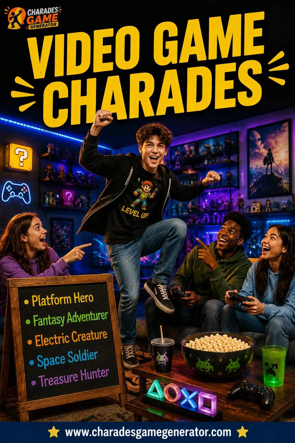 Video Game Charades: 70 Games and Characters to Act Out