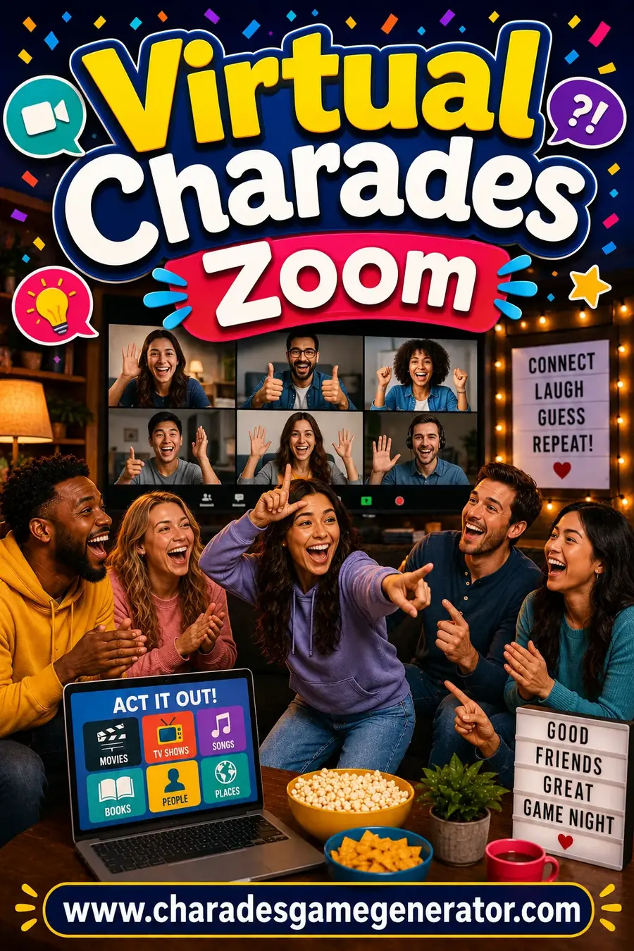 Virtual Charades: How to Play Charades on Zoom (Complete 2026 Guide)