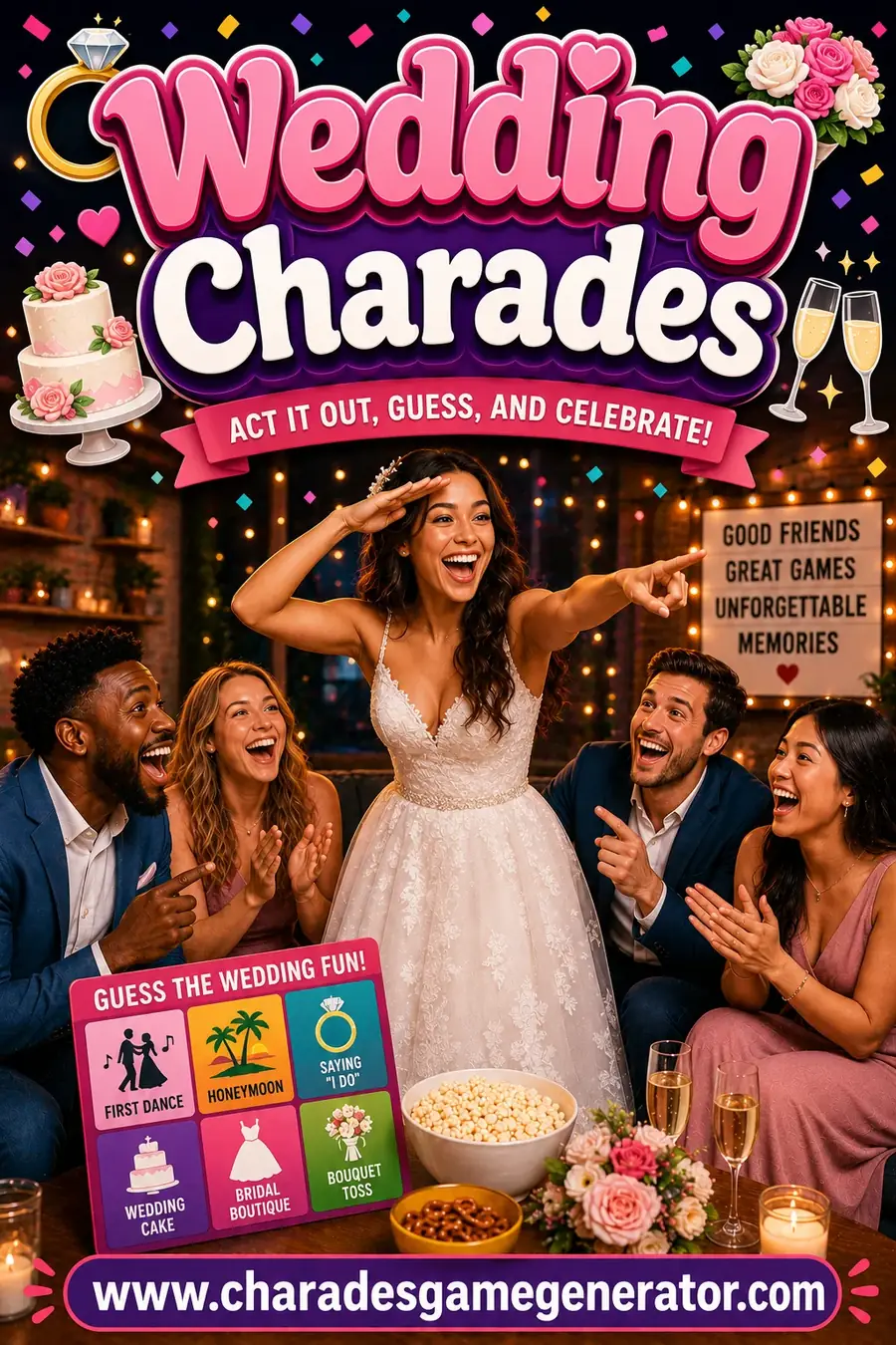 Wedding Charades: 55 Words for a Fun Reception Game