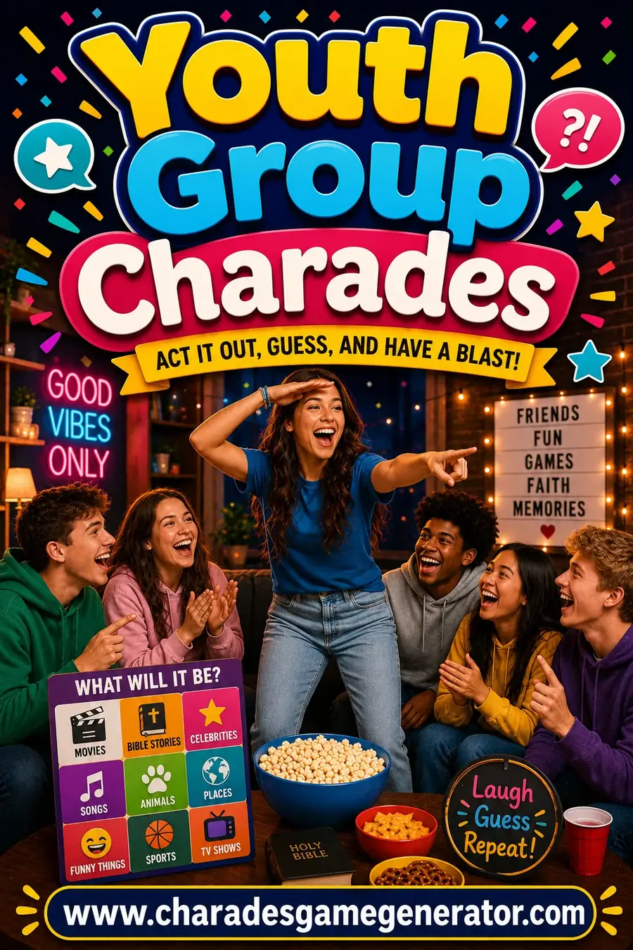 Charades for Church & Youth Groups: 60 Wholesome Words